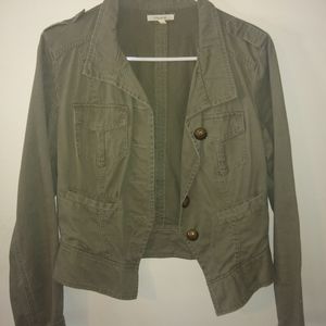 Military style jacket top